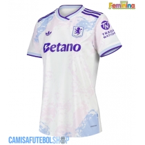Camisa de time de futebol Aston Villa Matty Cash #2 Replicas 3º Equipamento Feminina 2025-26 Manga Curta